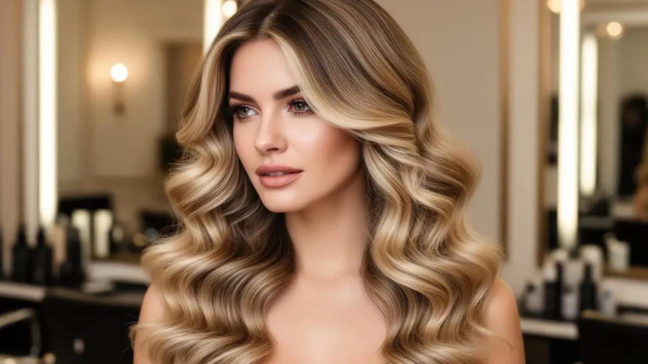 Beautiful blonde balayage hair result Rochester NY