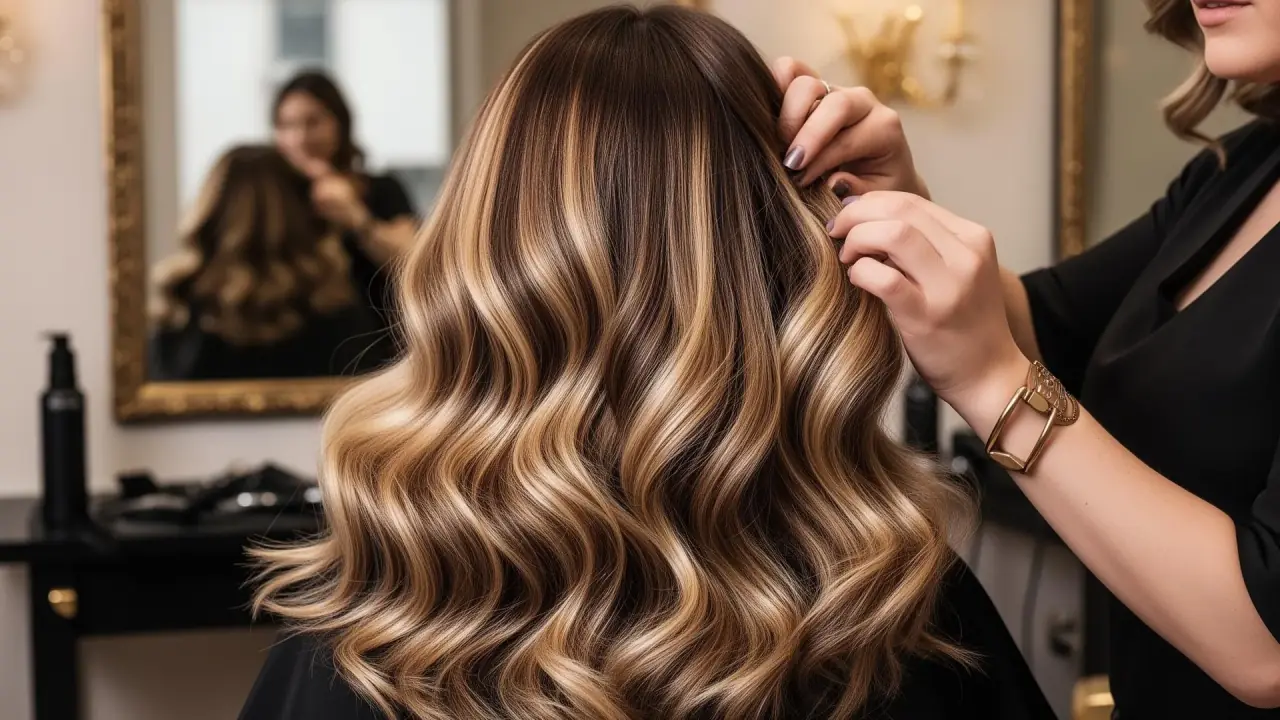 Professional balayage hair styling in Rochester NY
